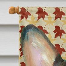 Load image into Gallery viewer, Corgi Fall Leaves Flag Canvas House Size LH9560CHF