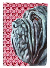 Load image into Gallery viewer, Neapolitan Mastiff Hearts Love and Valentine's Day Flag Canvas House Size LH9561CHF
