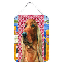 Load image into Gallery viewer, Irish Setter Hearts Love and Valentine's Day Wall or Door Hanging Prints LH9562DS1216