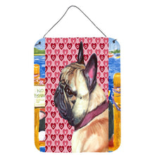 Load image into Gallery viewer, French Bulldog Frenchie Hearts Love and Valentine's Day Wall or Door Hanging Prints LH9566DS1216