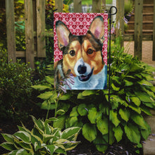 Load image into Gallery viewer, Corgi Hearts Love and Valentine's Day Garden Flag - Outdoor Decorative Yard Flag LH9567GF