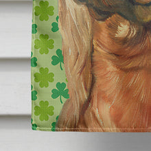 Load image into Gallery viewer, Irish Setter St. Patrick's Day Shamrock Flag Canvas House Size LH9569CHF