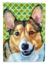 Load image into Gallery viewer, Corgi St. Patrick's Day Shamrock Garden Flag - Outdoor Decorative Yard Flag LH9574GF