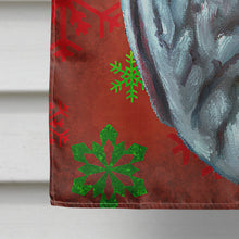 Load image into Gallery viewer, Neapolitan Mastiff Red Snowflakes Holiday Christmas Flag Canvas House Size LH9575CHF