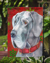 Load image into Gallery viewer, Great Dane Red Snowflakes Holiday Christmas Garden Flag – Decorative Outdoor Yard Flag LH9577GF