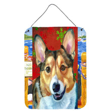 Load image into Gallery viewer, Corgi Red Snowflakes Holiday Christmas Wall or Door Hanging Prints LH9581DS1216