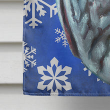 Load image into Gallery viewer, Neapolitan Mastiff Winter Snowflakes Holiday Flag Canvas House Size LH9582CHF