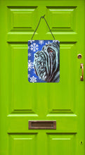 Load image into Gallery viewer, Neapolitan Mastiff Winter Snowflakes Holiday Wall or Door Hanging Prints LH9582DS1216