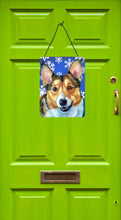 Load image into Gallery viewer, Corgi Winter Snowflakes Holiday Wall or Door Hanging Prints LH9588DS1216
