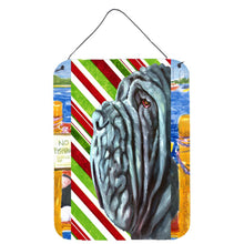 Load image into Gallery viewer, Neapolitan Mastiff Candy Cane Holiday Christmas Wall or Door Hanging Prints LH9589DS1216