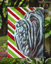 Load image into Gallery viewer, Neapolitan Mastiff Candy Cane Holiday Christmas Garden Flag - Outdoor Decorative Yard Flag LH9589GF