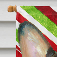 Load image into Gallery viewer, Corgi Candy Cane Holiday Christmas Flag Canvas House Size LH9595CHF