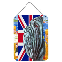 Load image into Gallery viewer, Neapolitan Mastiff with English Union Jack British Flag Wall or Door Hanging Prints LH9596DS1216