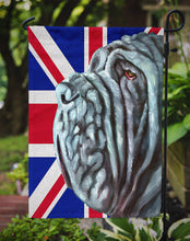 Load image into Gallery viewer, Neapolitan Mastiff with English Union Jack British Flag Garden Flag – Decorative Outdoor Yard Flag LH9596GF