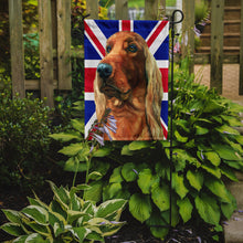 Load image into Gallery viewer, Irish Setter with English Union Jack British Flag Garden Flag - Outdoor Decorative Yard Flag LH9597GF