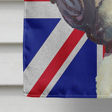 Load image into Gallery viewer, French Bulldog Frenchie with English Union Jack British Flag Flag Canvas House Size LH9601CHF