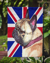 Load image into Gallery viewer, French Bulldog Frenchie with English Union Jack British Flag Garden Flag - Outdoor Decorative Yard Flag