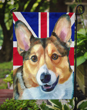 Load image into Gallery viewer, Corgi with English Union Jack British Flag Garden Flag - Outdoor Decorative Yard Flag LH9602GF