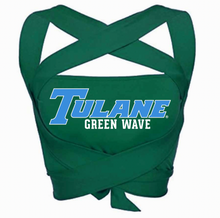 Load image into Gallery viewer, Tulane Green Multi Way Bandeau Top