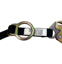 Load image into Gallery viewer, Frontline LPO62RADJ Combat 6' Tie-Back Double Leg Shock Absorbing Lanyard with Rebar Hooks