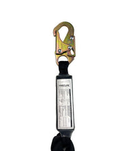 Load image into Gallery viewer, Frontline LPO62RADJ Combat 6' Tie-Back Double Leg Shock Absorbing Lanyard with Rebar Hooks