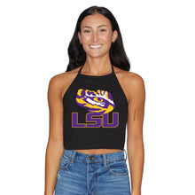 Load image into Gallery viewer, LSU Black Halter Top