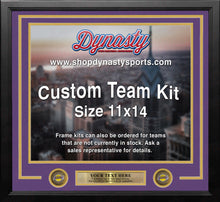 Load image into Gallery viewer, Los Angeles Lakers Custom NBA Basketball 11x14 Picture Frame Kit (Multiple Colors)