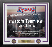 Load image into Gallery viewer, Los Angeles Lakers Custom NBA Basketball 11x14 Picture Frame Kit (Multiple Colors)