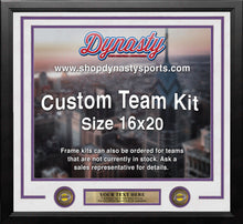 Load image into Gallery viewer, Los Angeles Lakers Custom NBA Basketball 16x20 Picture Frame Kit (Multiple Colors)