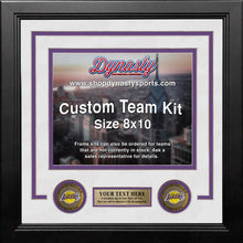 Load image into Gallery viewer, Los Angeles Lakers Custom NBA Basketball 8x10 Picture Frame Kit (Multiple Colors)