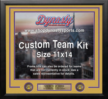 Load image into Gallery viewer, Los Angeles Lakers Custom NBA Basketball 11x14 Picture Frame Kit (Lakers Gold)