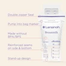 Load image into Gallery viewer, Lansinoh Breastmilk Storage Bags - 6oz