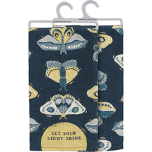 Load image into Gallery viewer, Last Call! Let Your Light Shine Dish Cloth Towel | Novelty Tea Towel | Cute Kitchen Hand Towel | 20&quot; x 26&quot;