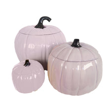 Load image into Gallery viewer, Solid Light Lavender Pumpkin Jars