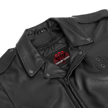 Load image into Gallery viewer, Rogue Rider Men’s Leather Motorcycle Jacket