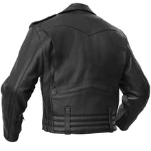 Load image into Gallery viewer, Rogue Rider Men’s Leather Motorcycle Jacket