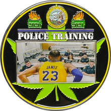 Load image into Gallery viewer, BL12-006 LAPD LASD Police Training FTO Lebron Saving California with President Biden Caitlyn Jenner Challenge Coin