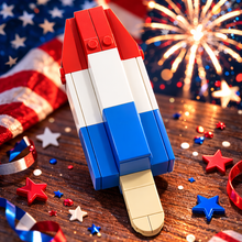 Load image into Gallery viewer, Liberty Popsicle (4th of July Fun!) Building Set
