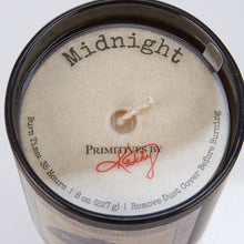 Load image into Gallery viewer, Light The Path Journey&#39;s End Jar Candle | Moth in Frosted Black Glass | 35hrs Burn Time