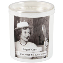 Load image into Gallery viewer, Light This Candle | Double Sided Vintage Photograph | Soy Wax Birthday Cake Scent