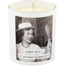 Load image into Gallery viewer, Light This Candle | Double Sided Vintage Photograph | Soy Wax Birthday Cake Scent