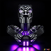 Load image into Gallery viewer, LEGO Black Panther Bust #76215 Light Kit
