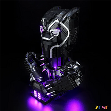 Load image into Gallery viewer, LEGO Black Panther Bust #76215 Light Kit