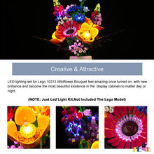 Load image into Gallery viewer, Light Kit for LEGO Flower Wildflower Bouquet #10313