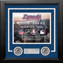 Load image into Gallery viewer, Tampa Bay Lightning Custom NHL Hockey 11x14 Picture Frame Kit (Multiple Colors)