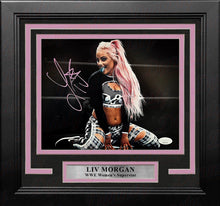 Load image into Gallery viewer, Liv Morgan in Action Autographed Framed WWE Wrestling Photo