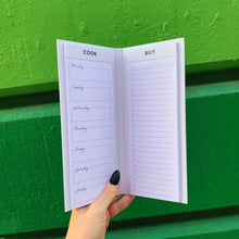 Load image into Gallery viewer, Live Organically Weekly Meal Planner | Hardbound | White and Rose Gold
