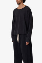 Load image into Gallery viewer, Long Sleeve Tee - Washed Black