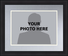 Load image into Gallery viewer, NHL Hockey Photo Picture Frame Kit - Los Angeles Kings (Silver Matting, White Trim)