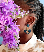 Load image into Gallery viewer, Lotus Flower Earrings